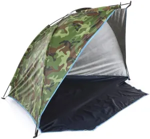 Quick Opening Camping Tent - Ultralight Beach Awning Sun Shelter, Half-Open Waterproof Design,