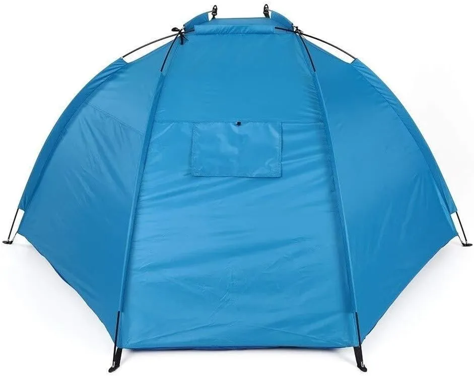 Quick Opening Camping Tent - Ultralight Beach Awning Sun Shelter, Half-Open Waterproof Design,