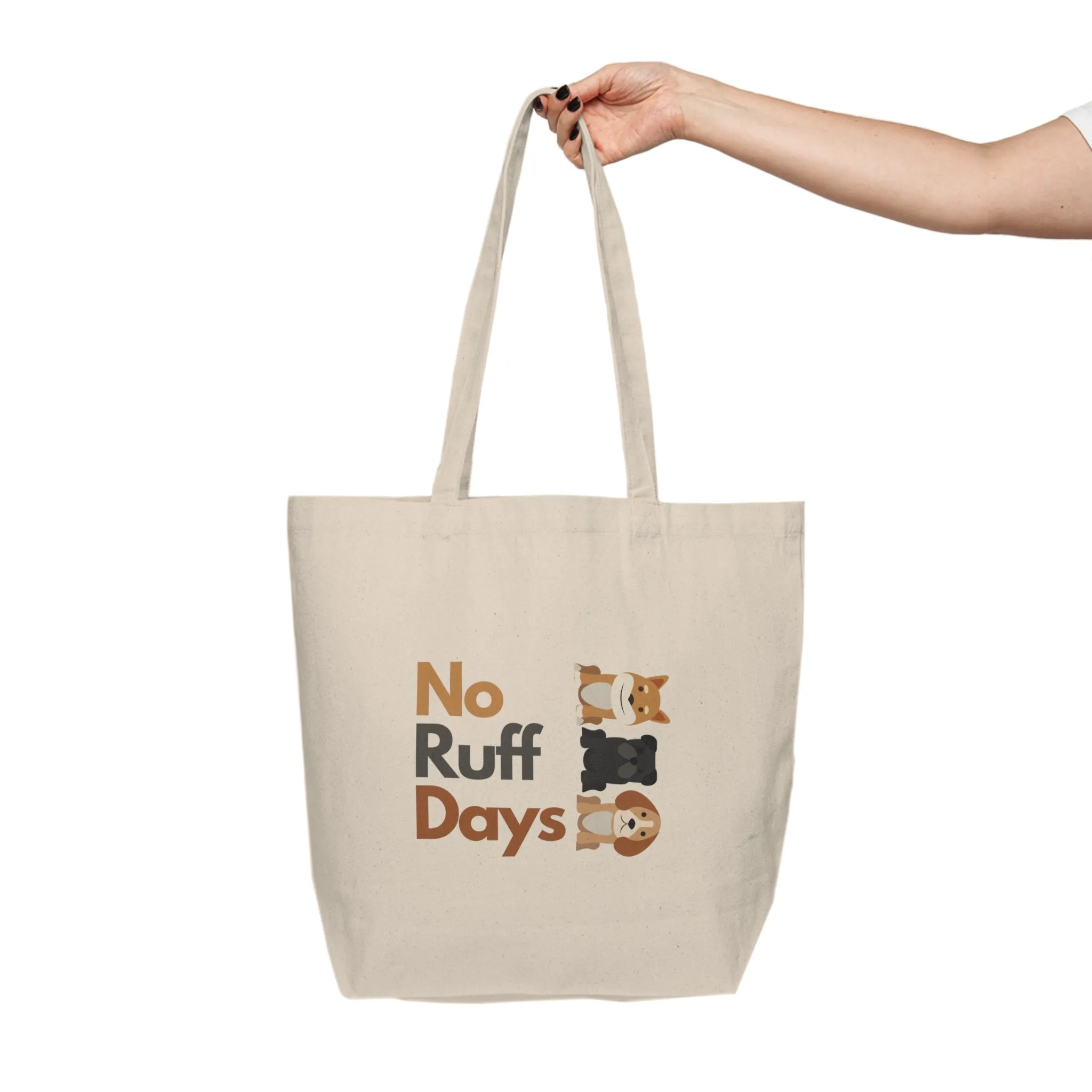 "No Ruff Days" Canvas Tote