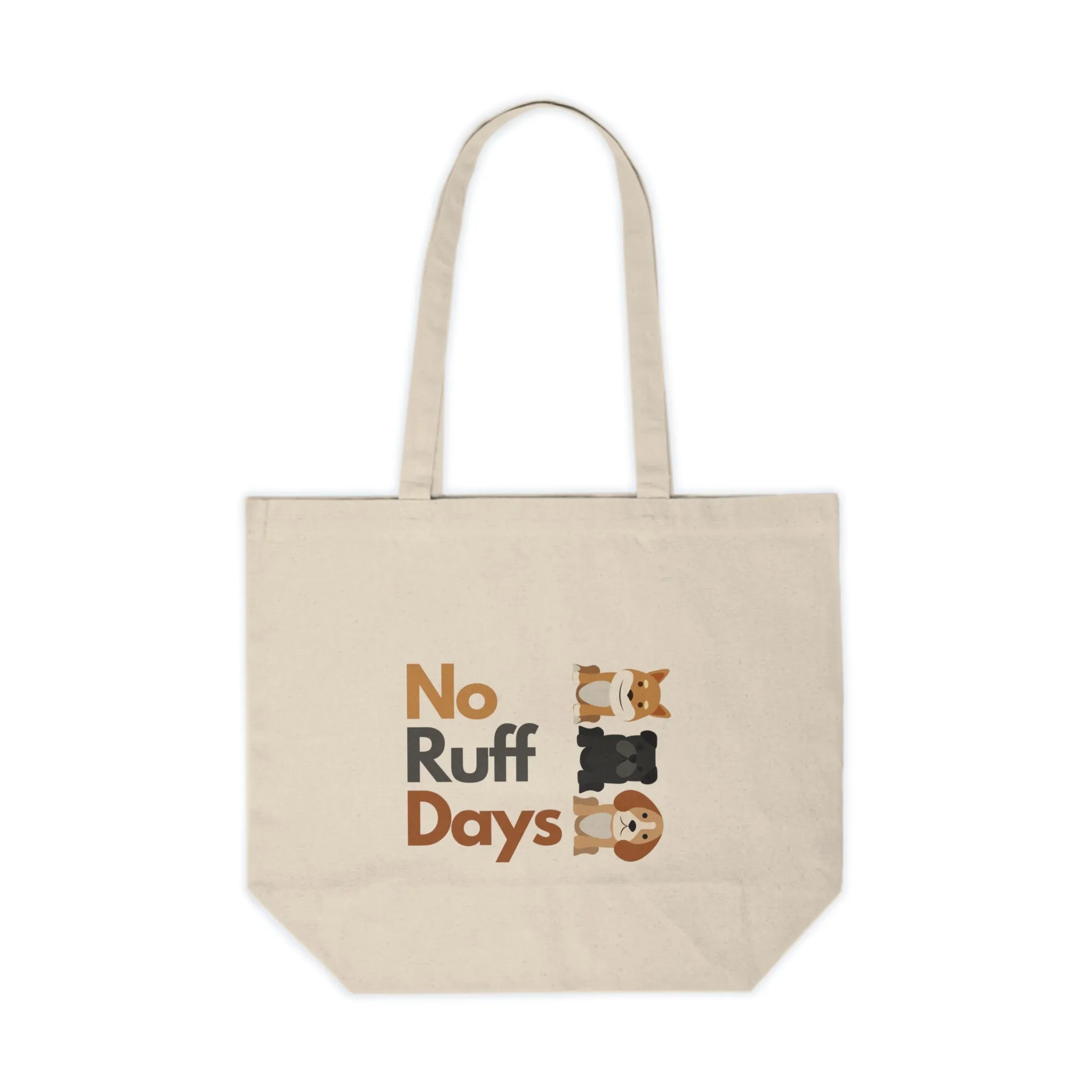 "No Ruff Days" Canvas Tote