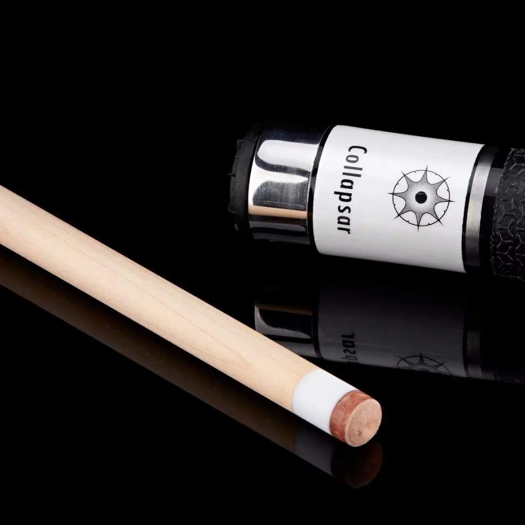 R Series 58Inch 2-Pieces Maple Billiard Pool Cue Stick PU Grip