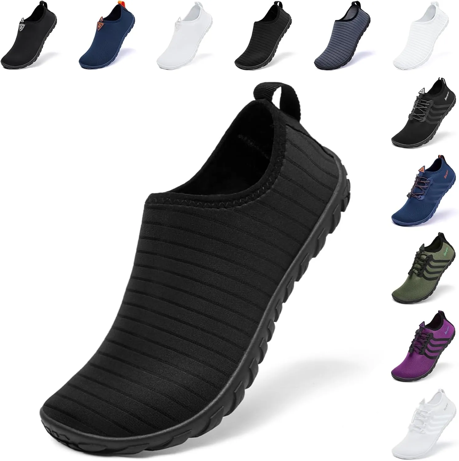 Racqua Water Shoes for Womens and Mens Pool Beach Swim Shoes Breathable Quick-Dry Barefoot Shoes