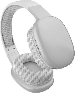RCA Wave-56 Wireless Headphones, 20 Hour Battery Life, Hi-Res Audio, Enhanced Bass, Transparency Mode, Lightweight Comfort, Travel Friendly Design, White
