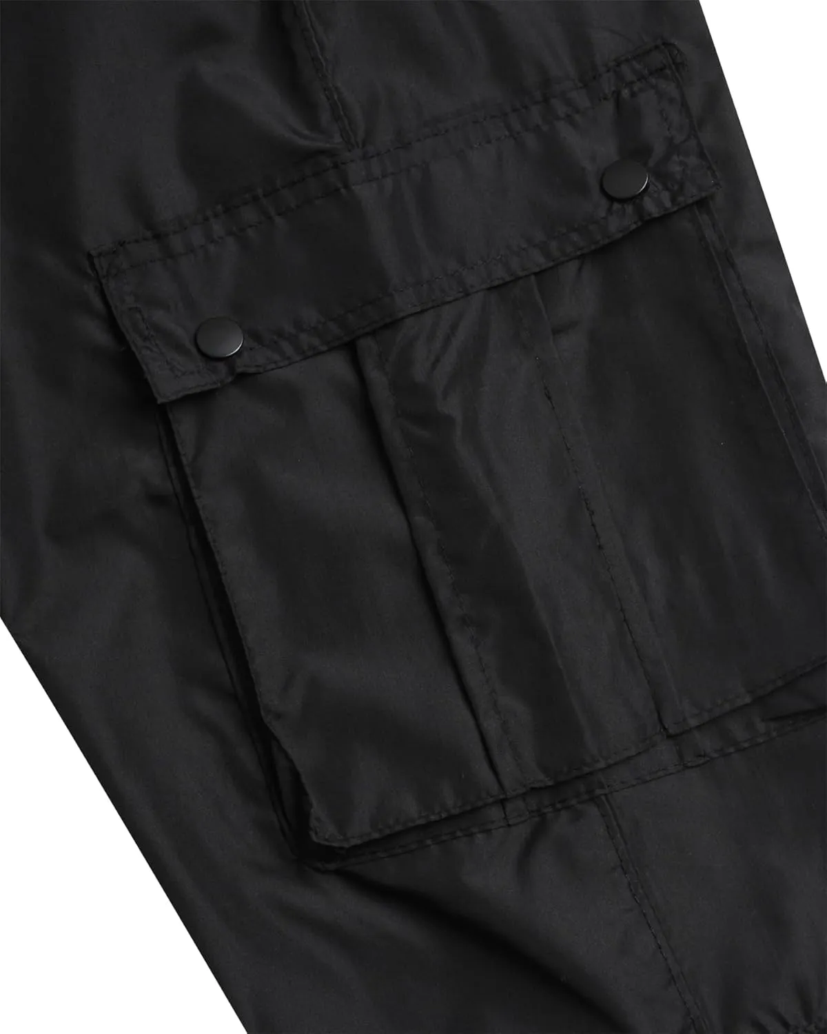 Real Love Girls' Cargo Pants - Lightweight Nylon Quick Dry Jogger Parachute Pants with Deep Multi Pockets (Sizes: 7-16)