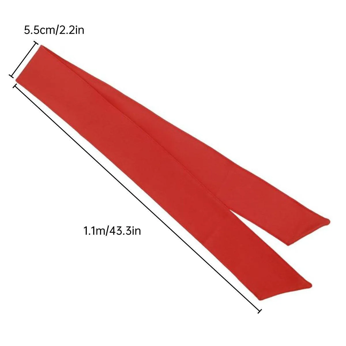 Red Sports Headband Quick Dry Sweat Absorbent Breathable Running Outdoor Fitness