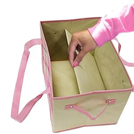 Reusable Grocery Bag Shopping Box with Reinforced Bottom (Set of 3)