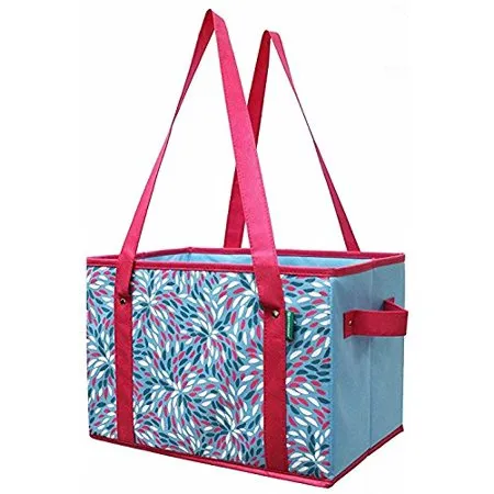 Reusable Grocery Bag Shopping Box with Reinforced Bottom (Set of 3)