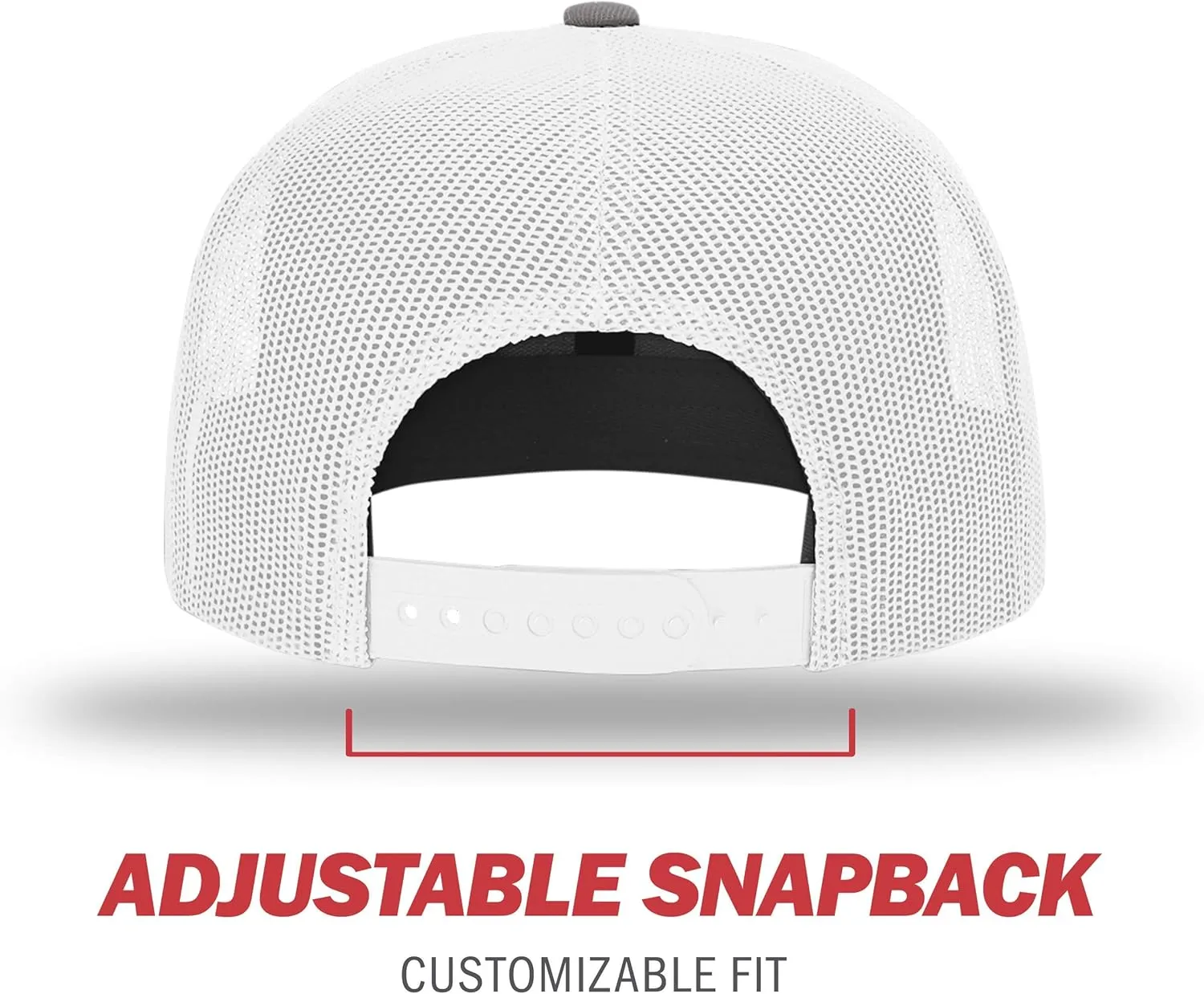 Richardson Unisex 511 Flatbill Trucker Adjustable Snapback Baseball Cap