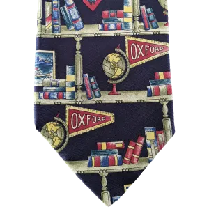 Rico Sangeur Marine Vintage "Oxford" Silk Tie 10cm in Box Aigner!