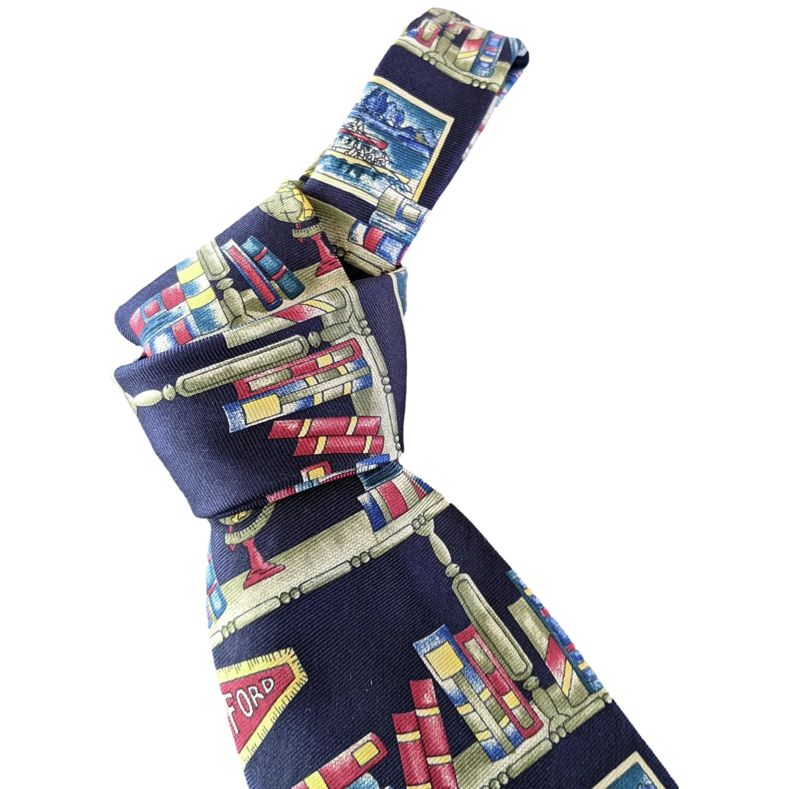 Rico Sangeur Marine Vintage "Oxford" Silk Tie 10cm in Box Aigner!