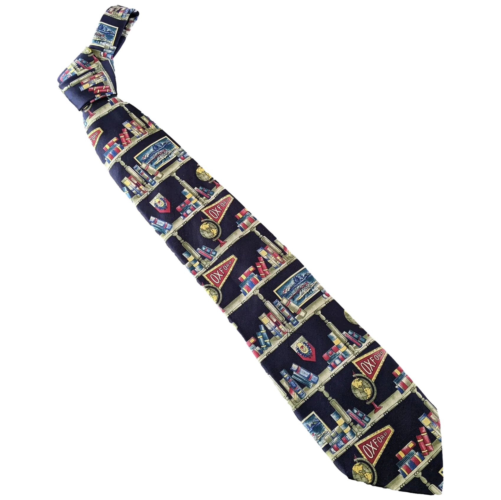 Rico Sangeur Marine Vintage "Oxford" Silk Tie 10cm in Box Aigner!