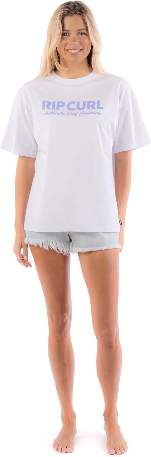 Rip Curl Women's Heritage Crew Neck Short Sleeve T-Shirt Tee