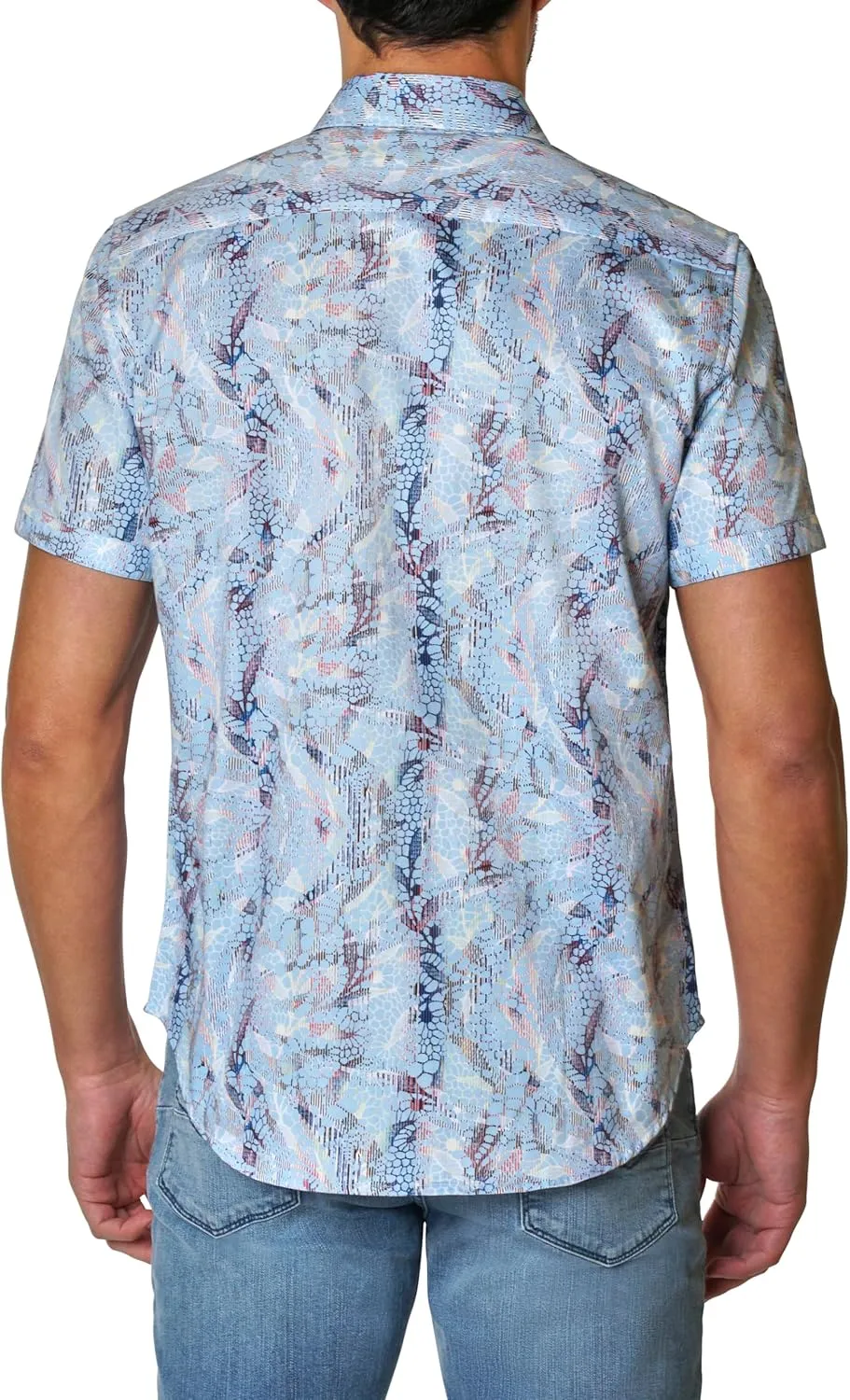 Robert Graham Men's McKay Short Sleeve Woven Button Down Shirt