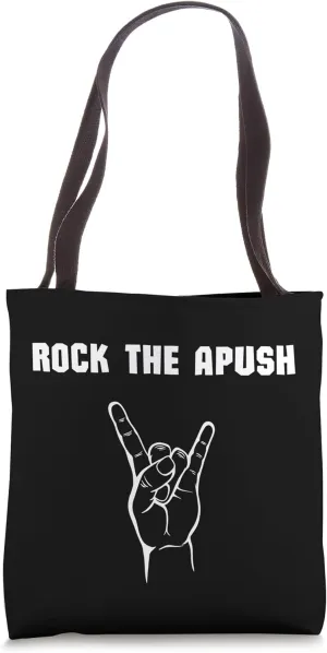 Rock The APUSH Joke AP Exam Test For Students Teachers Funny Tote Bag