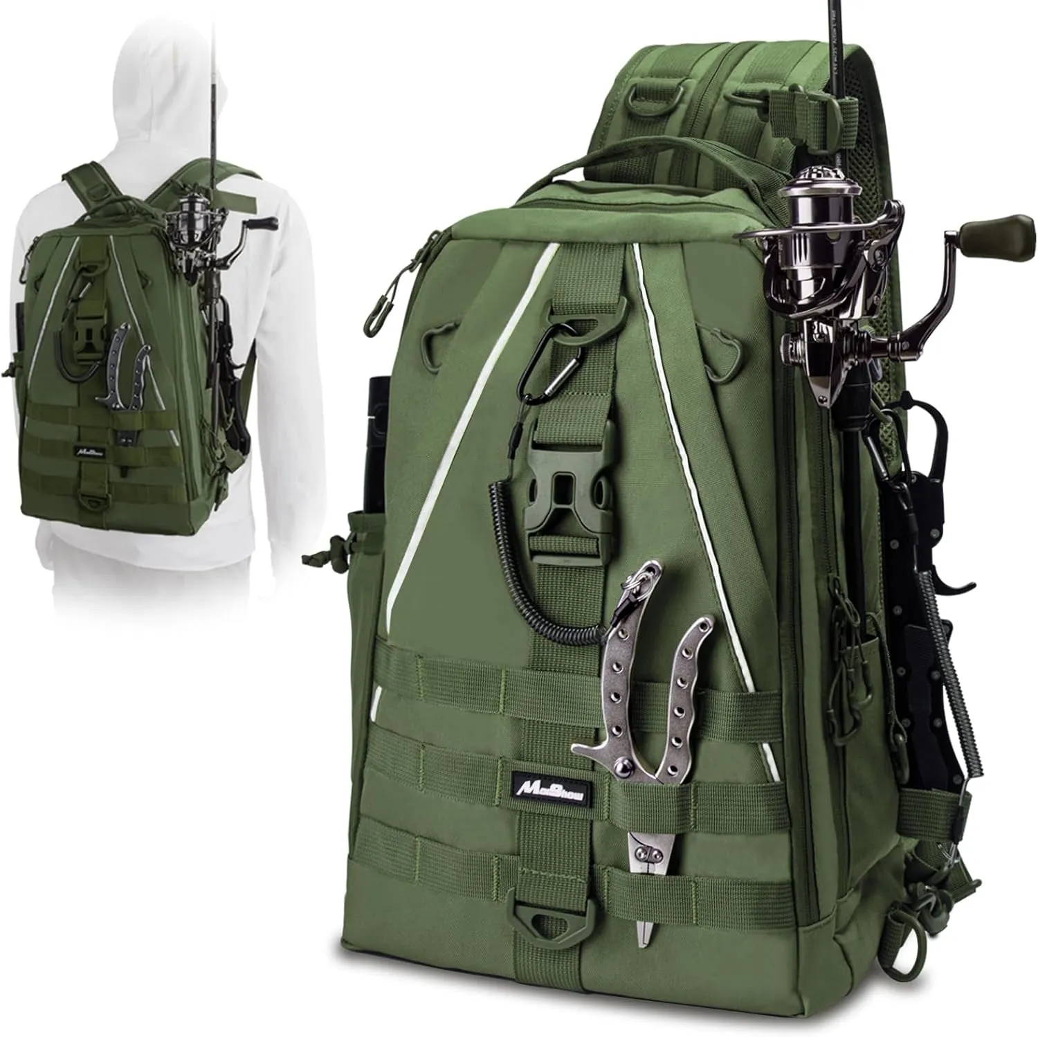 Rod Live chat Fishing Unmatched variety with and Tackle Holder Box Backpack