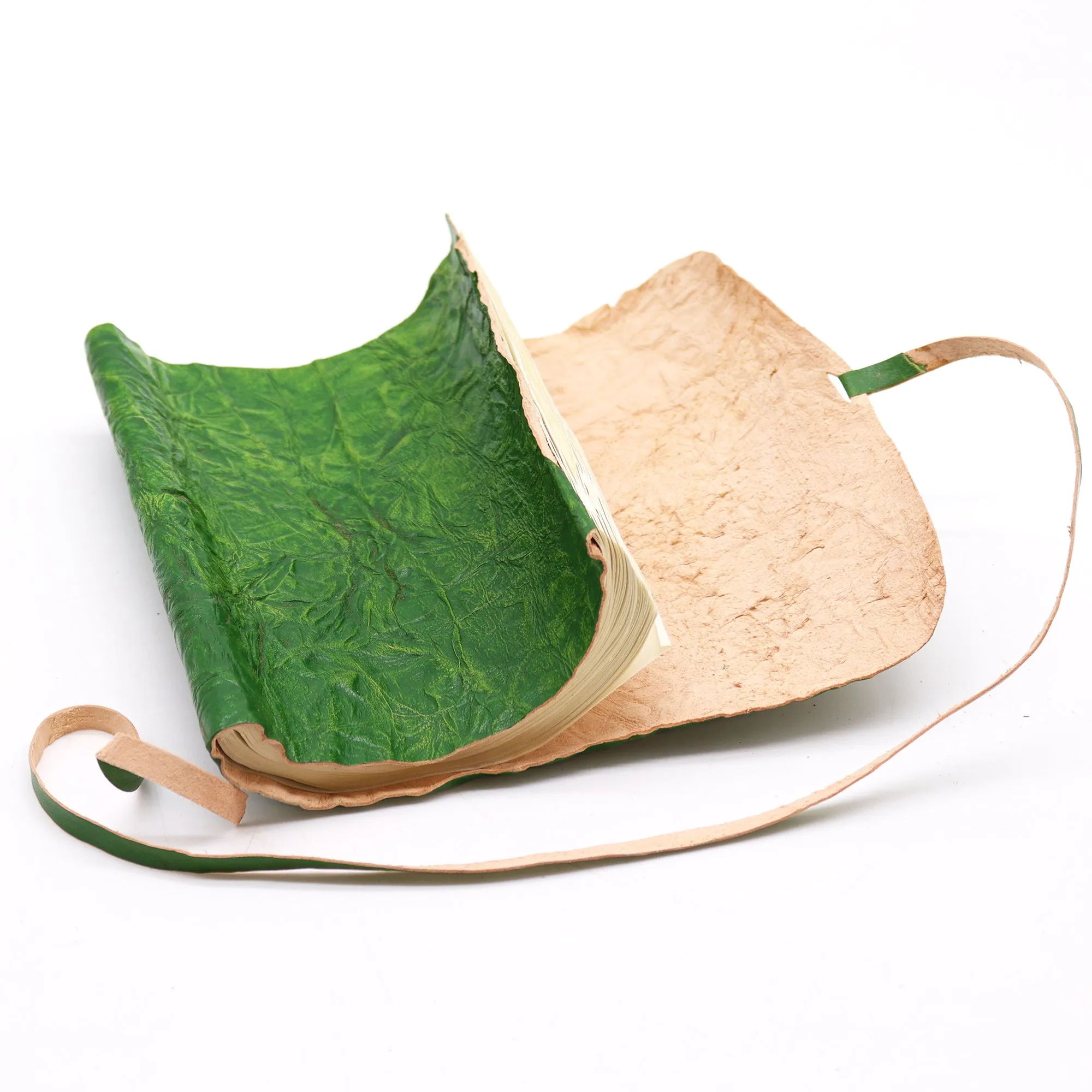 Rolled Leather Travel Journal