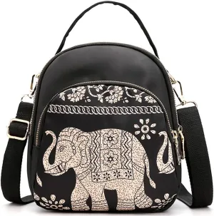 RTGGSEL Boho Trendy Ethnic Women's Waterproof Sling Backpack Crossbody Shoulder Chest Bag for Travel Hiking Daypack