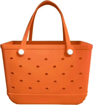 Rubber Beach Tote Bag,Washable and Durable Open Rubber bag for Beach Pool Yoga Fitness