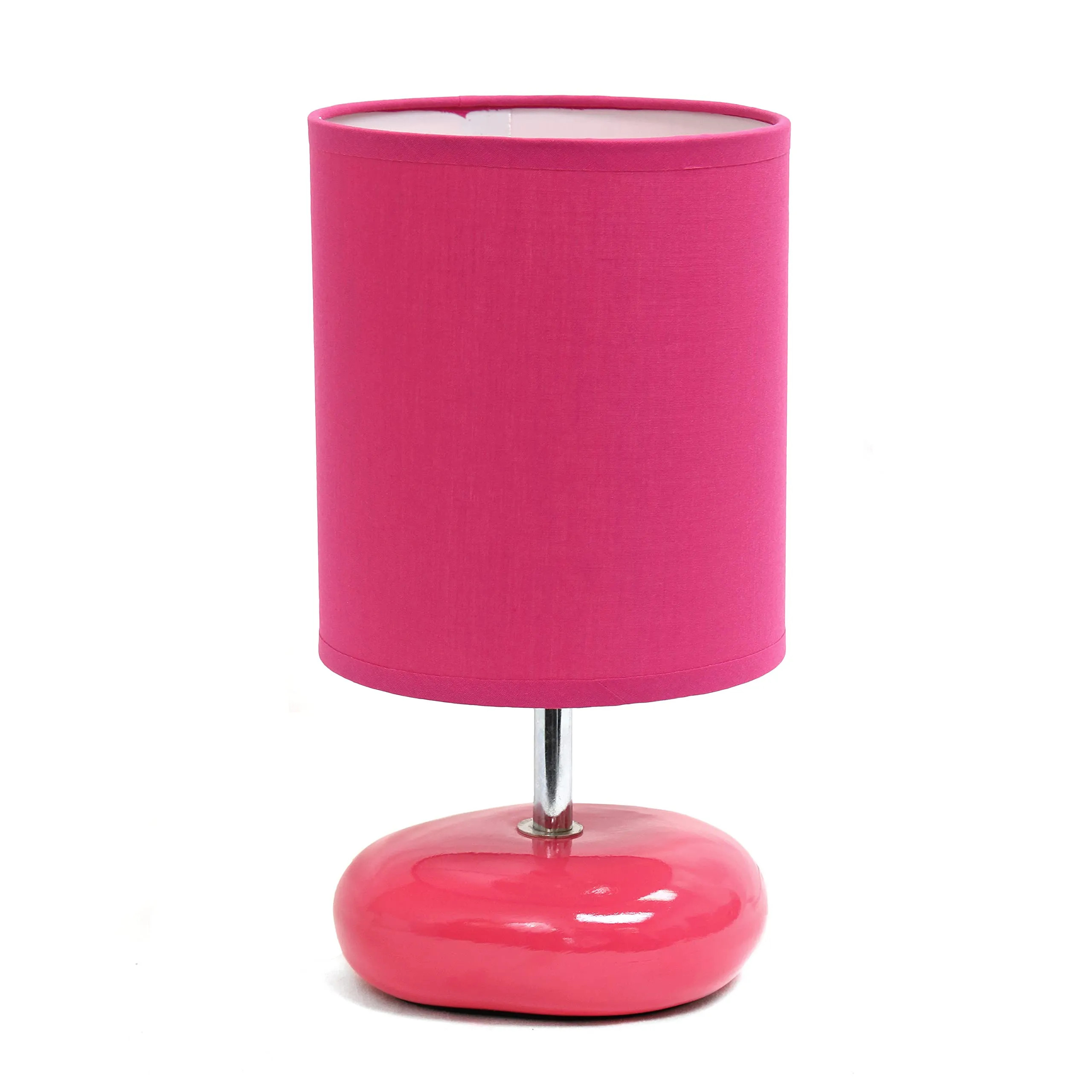 Rynx | Simple Design Lt2005-Pnk Stonies Small Stone Lamp Table Lamp, Pink