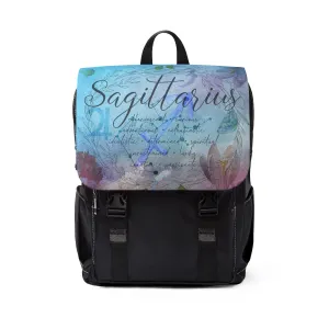 Sagittarius Unisex Casual Shoulder Backpack