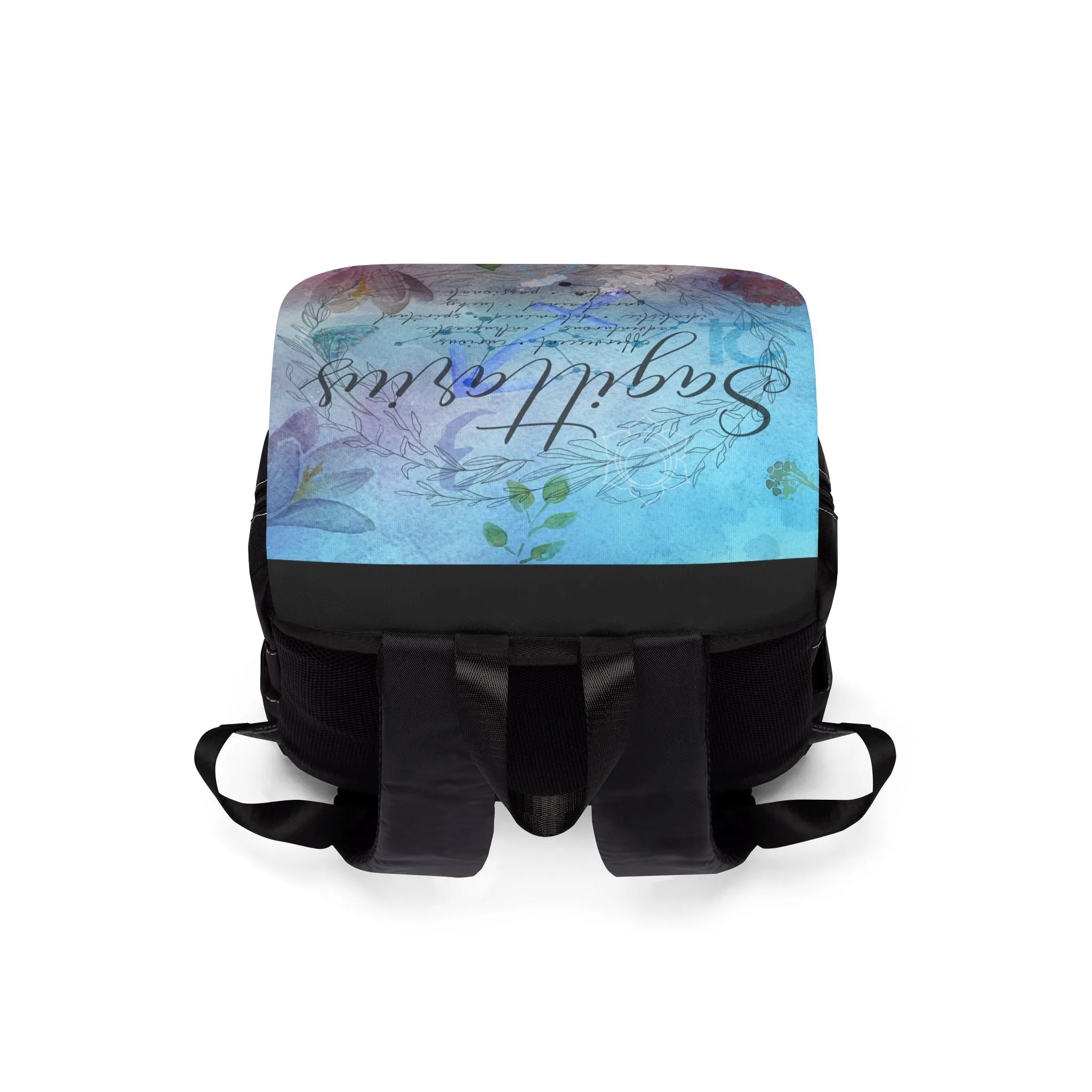 Sagittarius Unisex Casual Shoulder Backpack