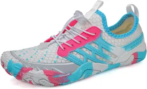 SAGUARO Quick-Dry Water Shoes for Women – Wide Toe Box Barefoot Shoes, Lightweight Breathable for Beach, Swimming and Outdoor Activities Size 6-11.5