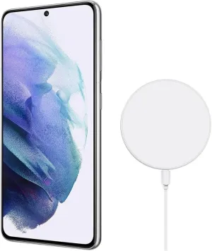 SAMSUNG Galaxy S21  Plus 5G (128GB, 8GB) 6.7" AMOLED 2X, Snapdragon 888, Global 5G Volte (GSM   CDMA) Factory Unlocked (AT&T, Verizon, T-Mobile, Metro) G996U (Wireless Charger Bundle, Phantom Black)