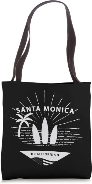 Santa Monica Beach California Original Design - Surfboards Tote Bag