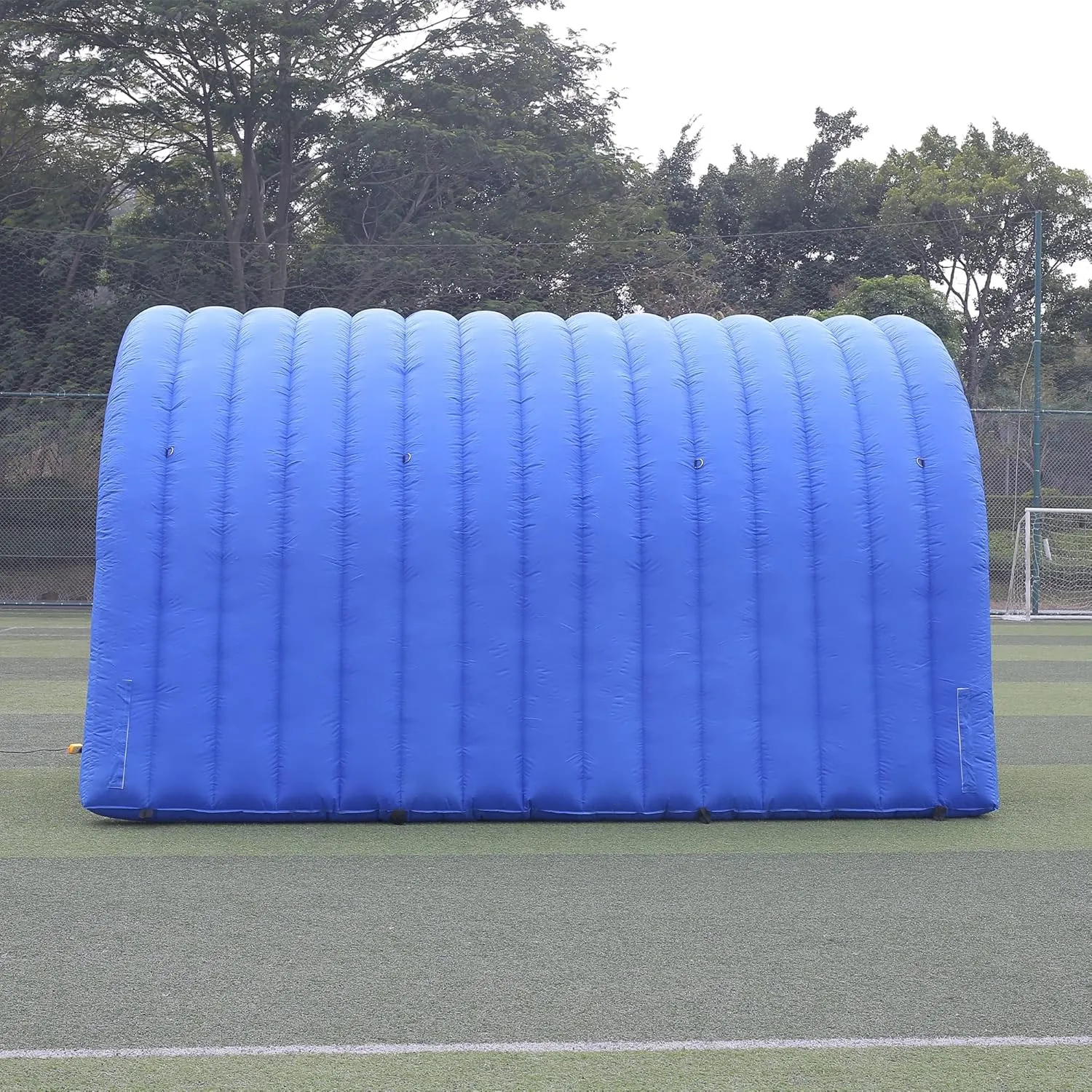 SAYOK 16.8ft Inflatable Tunnel Entrance Sports Inflatable Tunnel Sport Tunnel Entrance Inflatable Football Tunnel Tent with Blower for Event Exhibition Promotion(Blue, 16.8ft x 10ft x 9.24ft)