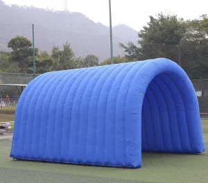 SAYOK 16.8ft Inflatable Tunnel Entrance Sports Inflatable Tunnel Sport Tunnel Entrance Inflatable Football Tunnel Tent with Blower for Event Exhibition Promotion(Blue, 16.8ft x 10ft x 9.24ft)
