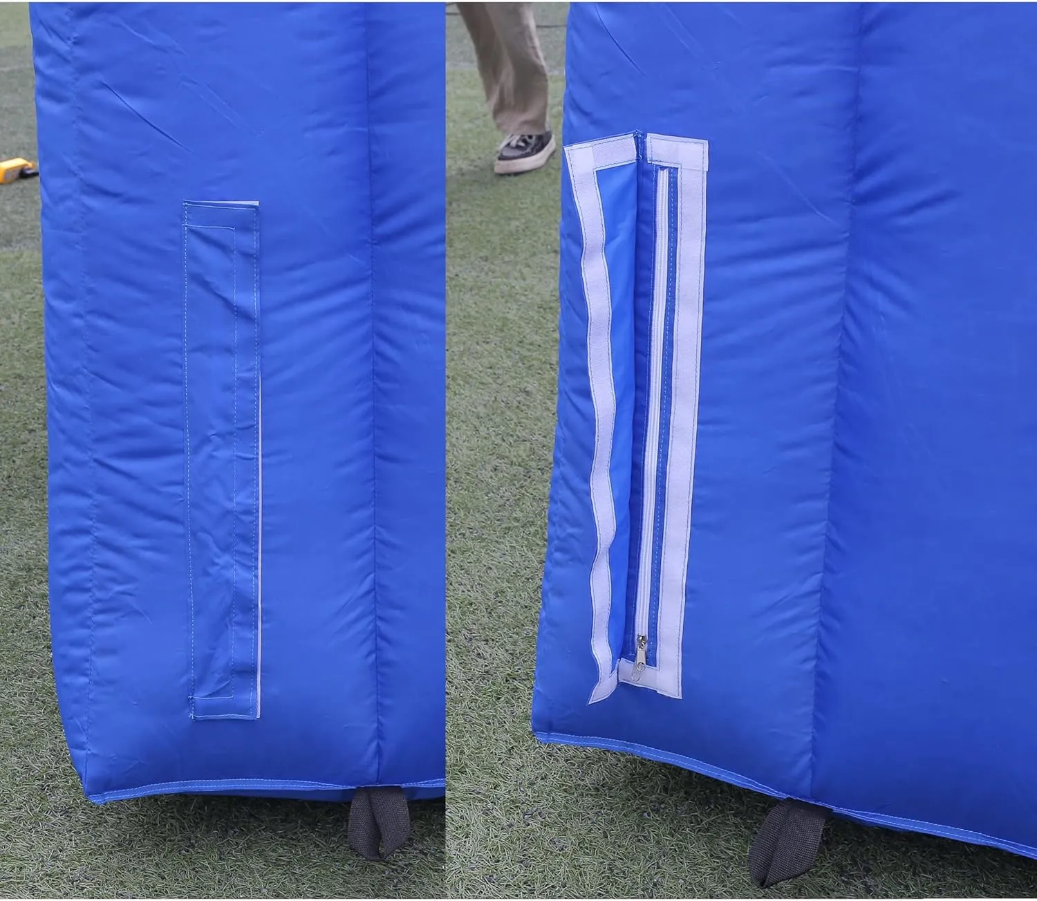 SAYOK 16.8ft Inflatable Tunnel Entrance Sports Inflatable Tunnel Sport Tunnel Entrance Inflatable Football Tunnel Tent with Blower for Event Exhibition Promotion(Blue, 16.8ft x 10ft x 9.24ft)