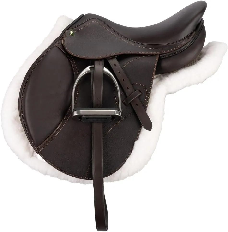 Schneiders Non-Slip Fitted Fleece Hunter Horse Saddle Pad | English Discipline | Contoured Non-Slip Design for Close Contact Comfort