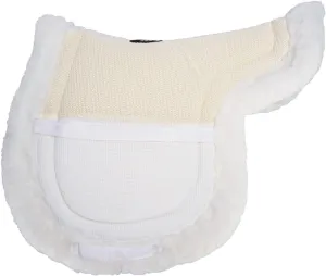 Schneiders Non-Slip Fitted Fleece Hunter Horse Saddle Pad | English Discipline | Contoured Non-Slip Design for Close Contact Comfort