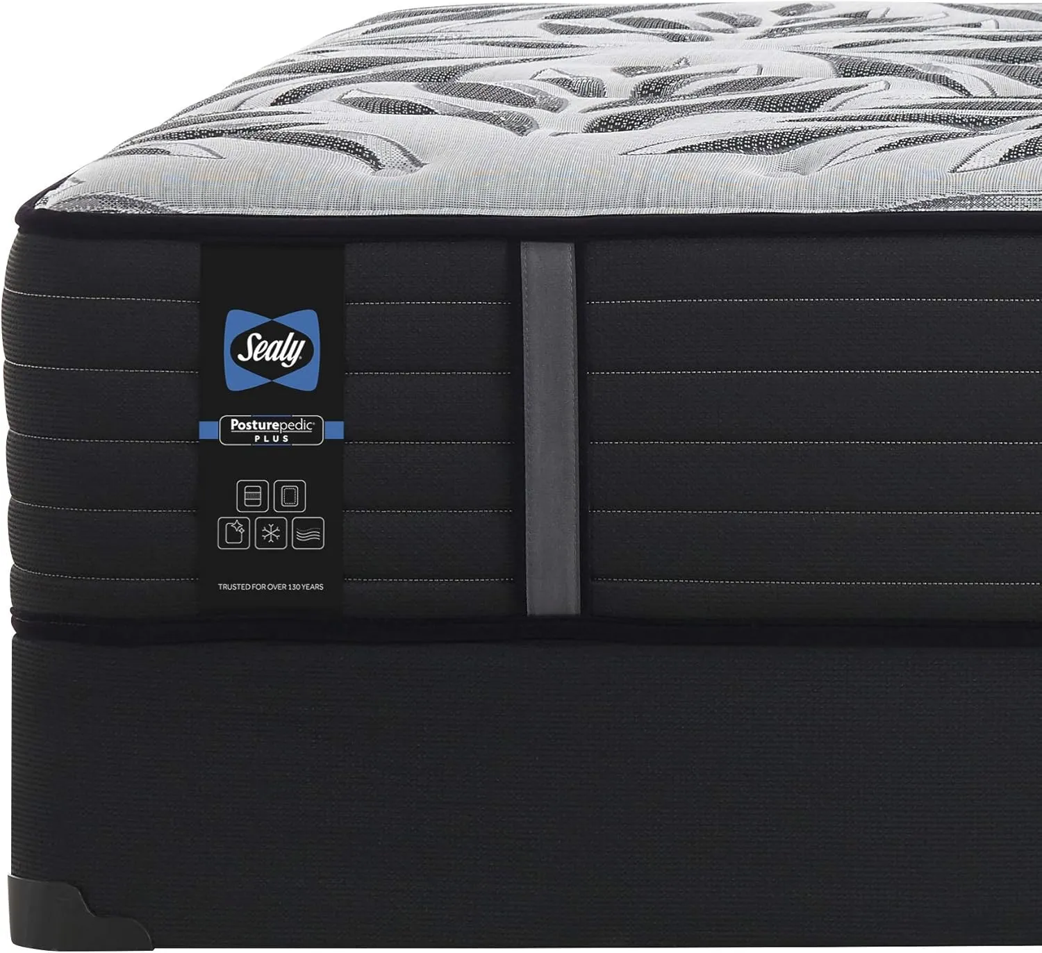 Sealy Posturepedic Plus, Tight Top 14-Inch Plush Soft Mattress with Surface-Guard, King, White