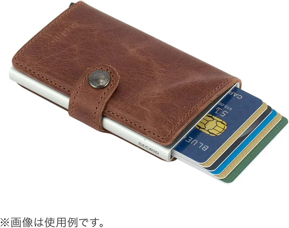 secrid(セクリッド) Men's Secrid Seacrid Mini Wallet Vintage Chocolate