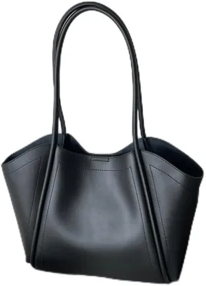 Selected Second - Layer Leather Shoulder Bag For Women With Wing Design, Large Capacity Niche Soft Leather Handmade