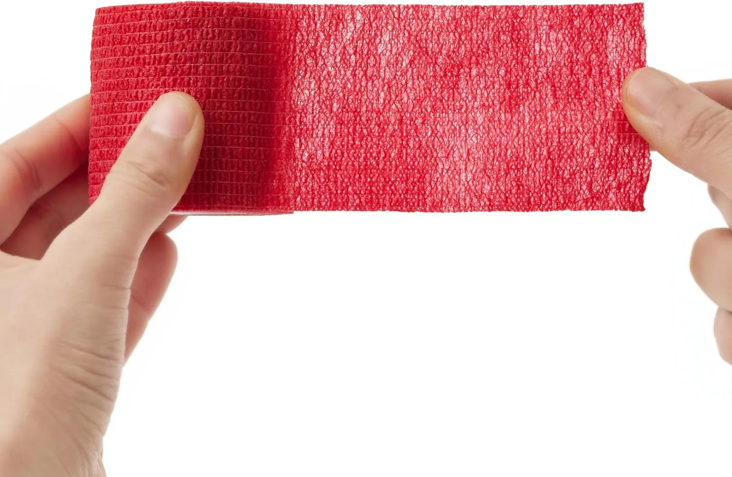 Sensi Wrap Grip Cover Sports Self Bandage Rolls 2-inch x 5-Yards 24pcs (Red)