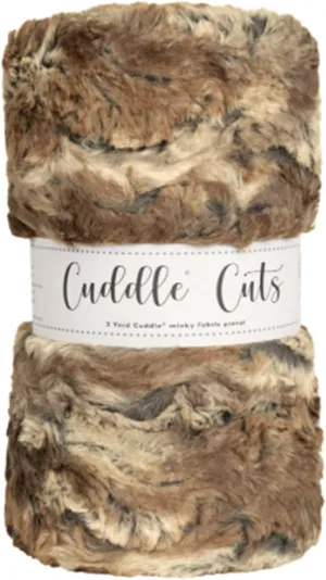 Shannon Fabrics Luxe Cuddle Cut 2Yd-Wild Rabbit Driftwood, Assorted