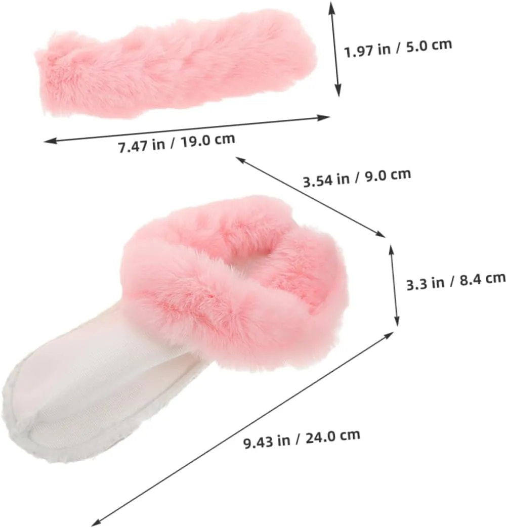 Shoe Covers Liner for Slippers Winter Clog Liners White Clogs for Women Warm Liners for Clogs Furry Feet
