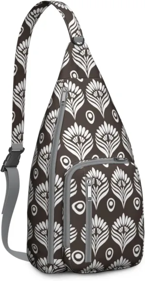 Shoulder Sling Crossbody Casual Chest Bag For Travel Sports Running,Backpack for Men & Women Lightweight Sports BagCrossbody Concealed Carry,Abstract Shoulder Bag Waterproof Chest Bag