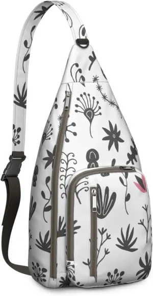 Shoulder Sling Crossbody Casual Chest Bag For Travel Sports Running,Backpack for Men & Women Lightweight Sports BagCrossbody Concealed Carry,Cactus Shoulder Bag Waterproof Chest Bag
