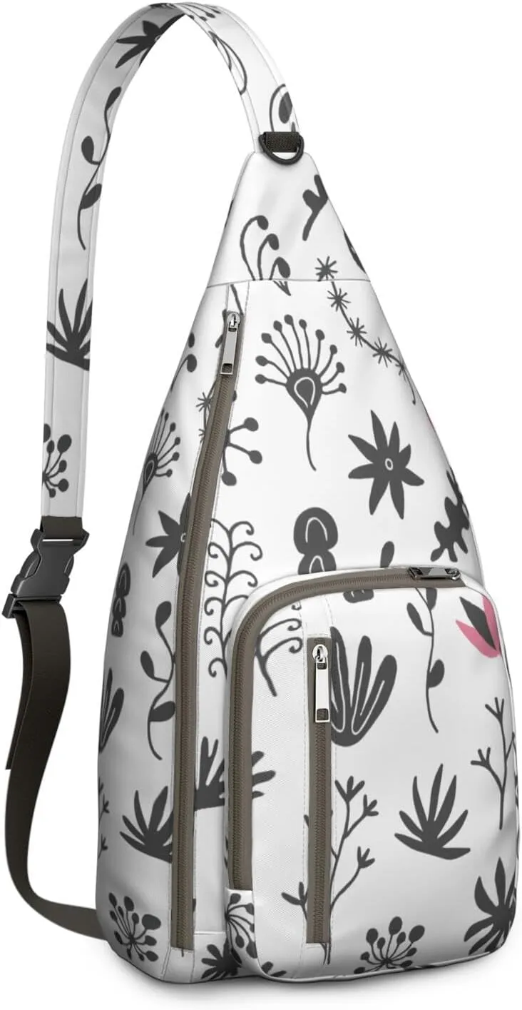 Shoulder Sling Crossbody Casual Chest Bag For Travel Sports Running,Backpack for Men & Women Lightweight Sports BagCrossbody Concealed Carry,Cactus Shoulder Bag Waterproof Chest Bag