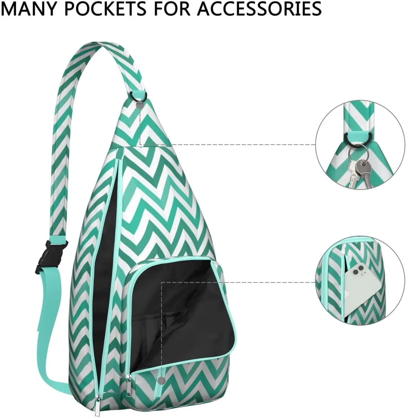 Shoulder Sling Crossbody Casual Chest Bag For Travel Sports Running,Backpack for Men & Women Lightweight Sports BagCrossbody Concealed Carry,Fashion Shoulder Bag Waterproof Chest Bag