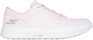 Skechers Golf Women's Drive 6 Arch Leather Relaxed Fit Waterproof Golf Shoe Sneaker, Pink, 9.5