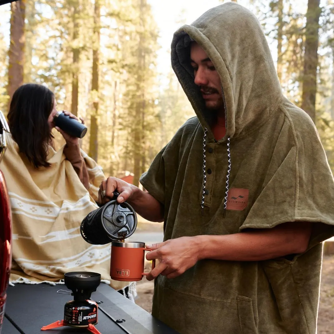 Slowtide Extra-Warm Changing Poncho - Change privately in Public | Includes Kangaroo Pouch & Double Layer Woven Hood