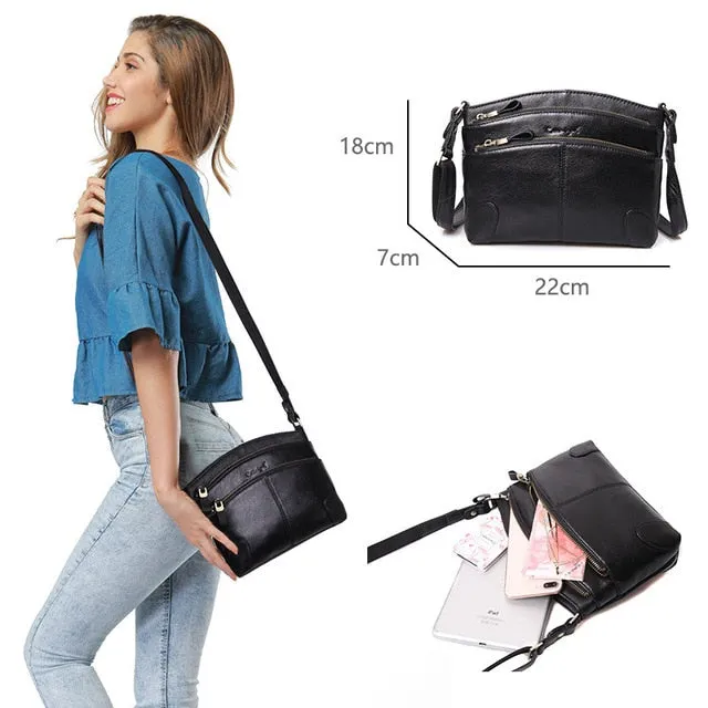 Small Responsive Bag 2019 Female Genuine Handbags Happy customers Leather Women