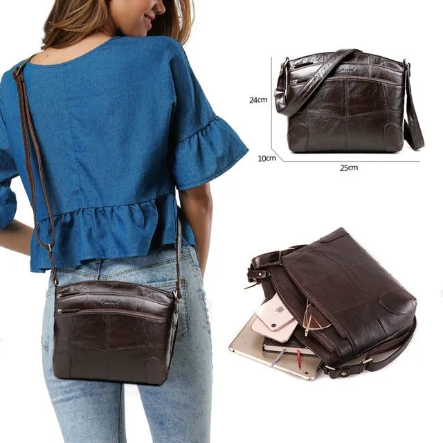 Small Responsive Bag 2019 Female Genuine Handbags Happy customers Leather Women