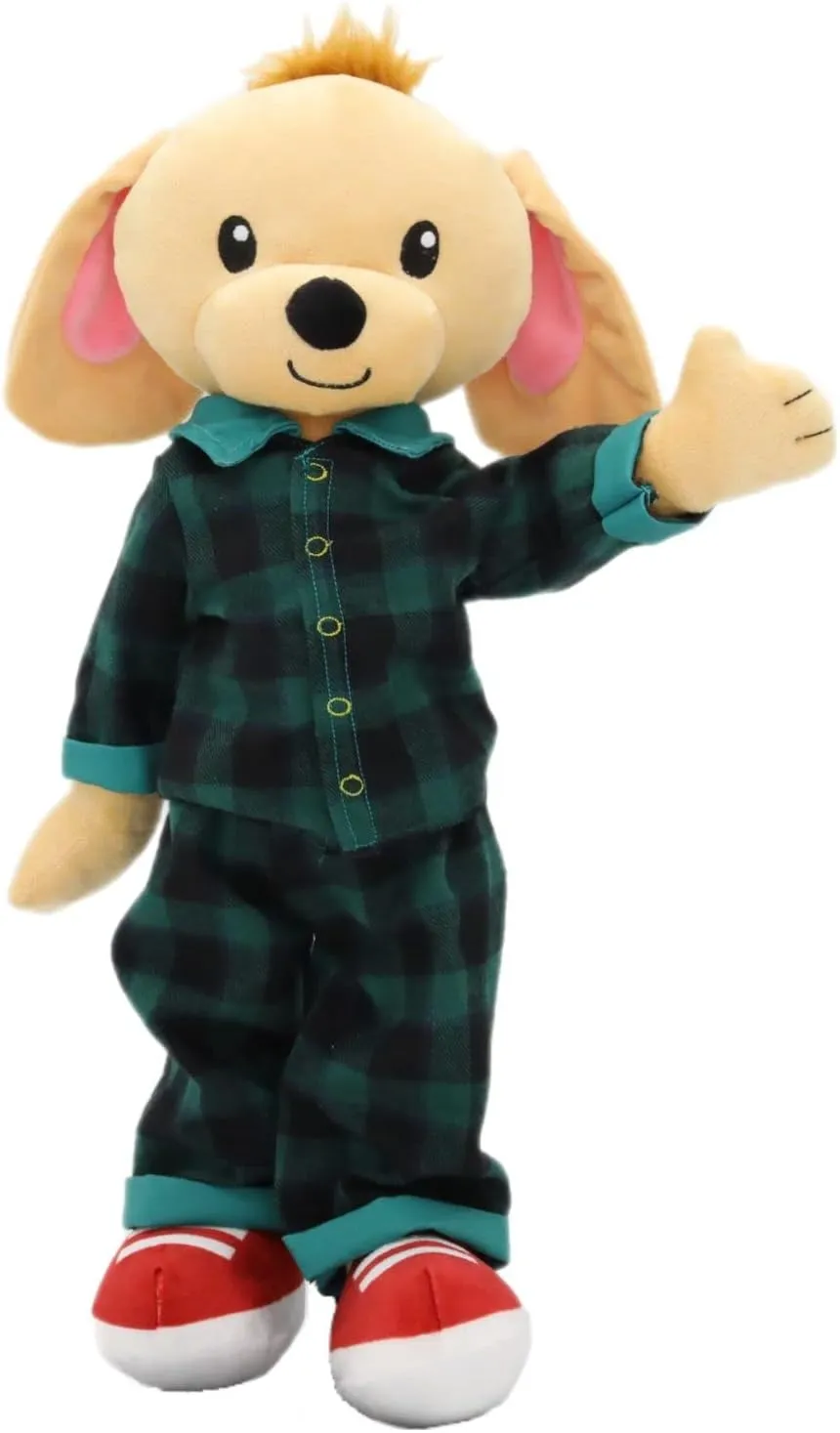 Soft Baby Doll - Plush Rag with 2 Clothing Sets, My First Plush Toy for Girls, Boys & Infants, Stuffed Toy, Adorable Companion for 1 Year Old & Up - 18 Inch Dog