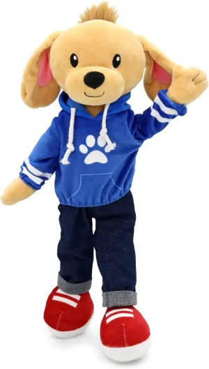 Soft Baby Doll - Plush Rag with 2 Clothing Sets, My First Plush Toy for Girls, Boys & Infants, Stuffed Toy, Adorable Companion for 1 Year Old & Up - 18 Inch Dog