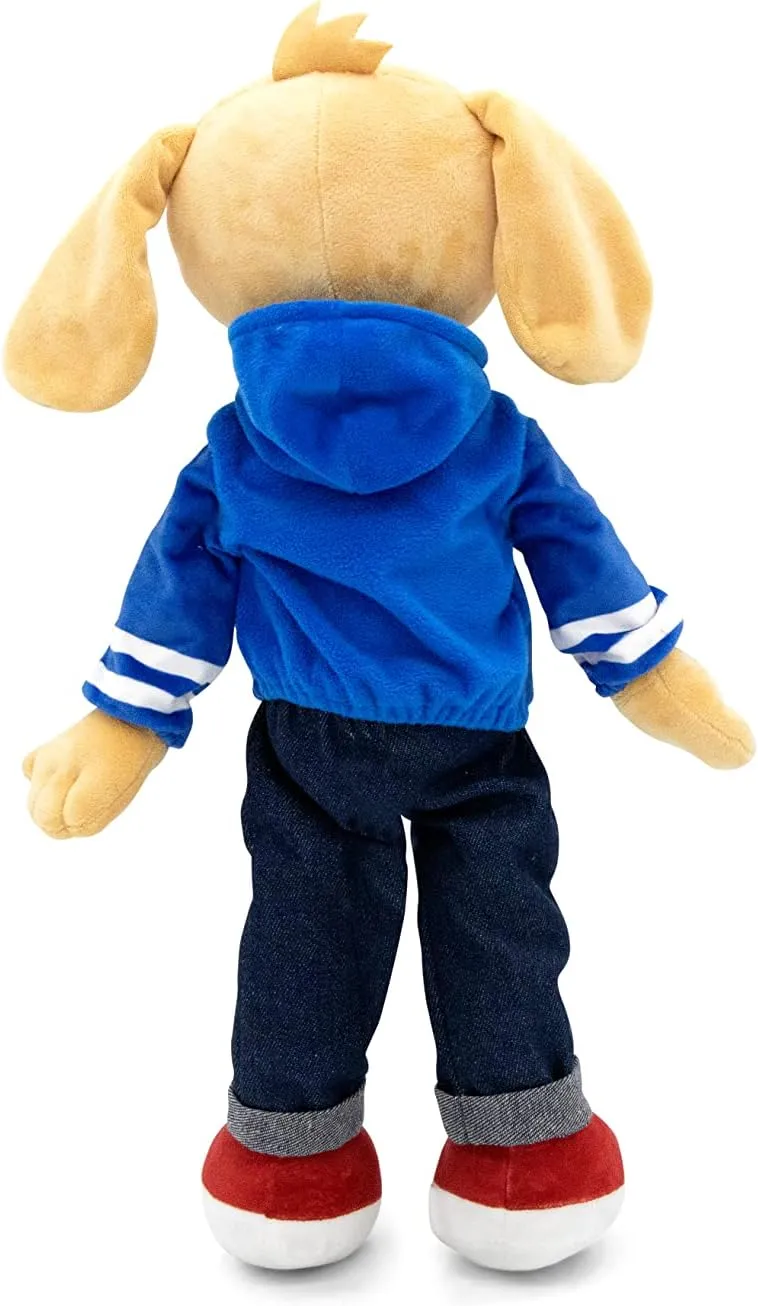 Soft Baby Doll - Plush Rag with 2 Clothing Sets, My First Plush Toy for Girls, Boys & Infants, Stuffed Toy, Adorable Companion for 1 Year Old & Up - 18 Inch Dog